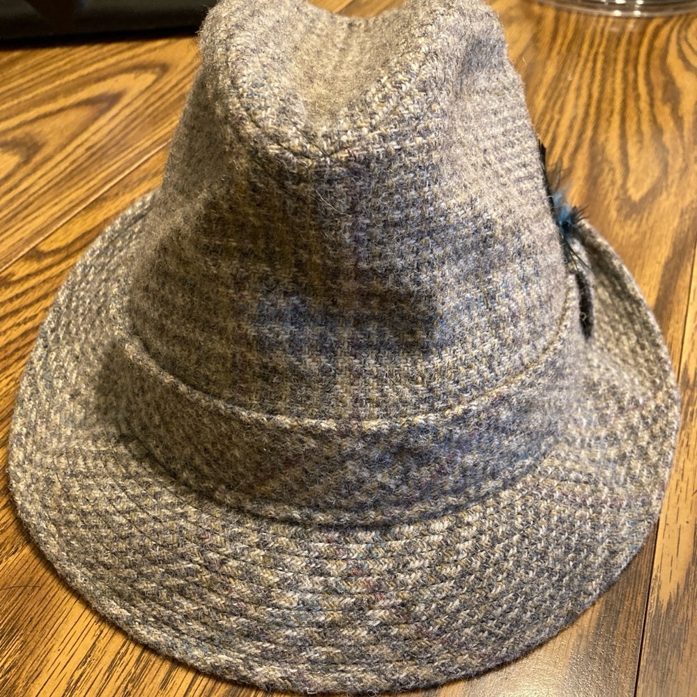 Vintage Dobbs Knox New York Tweed Fedora Hat 6 7/8 Looks new! - Picture 5 of 7